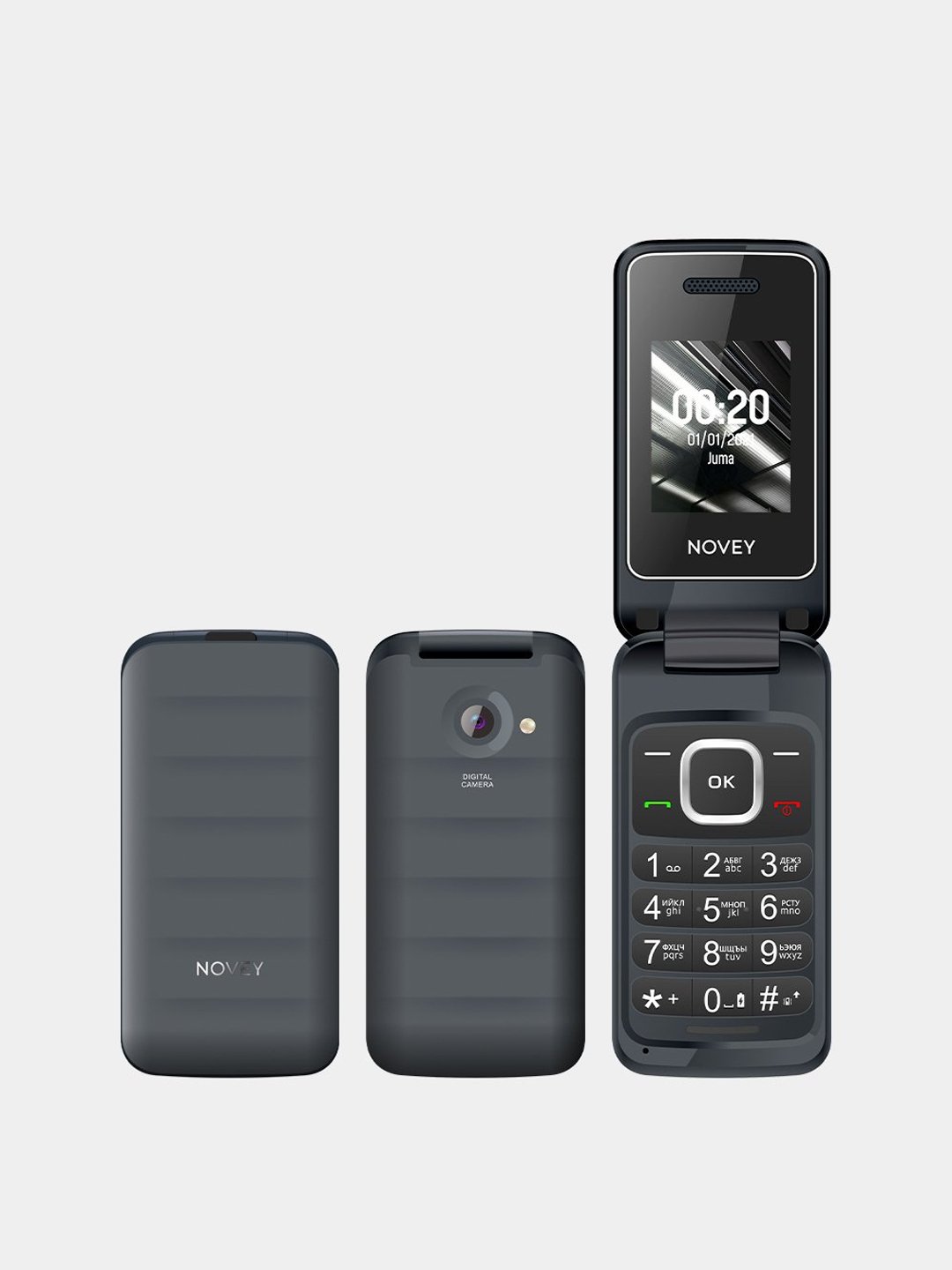 Mobil telefon Novey A30R Grey