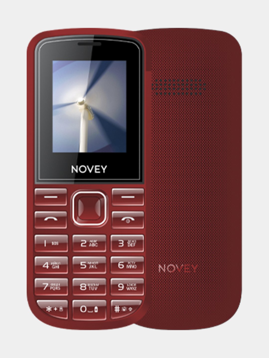 Mobil telefon Novey 102  Red